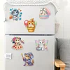 (US Only)6Pcs DIY Cats Diamond Painting Magnets Kit Diamond Painting Fridge Magnets