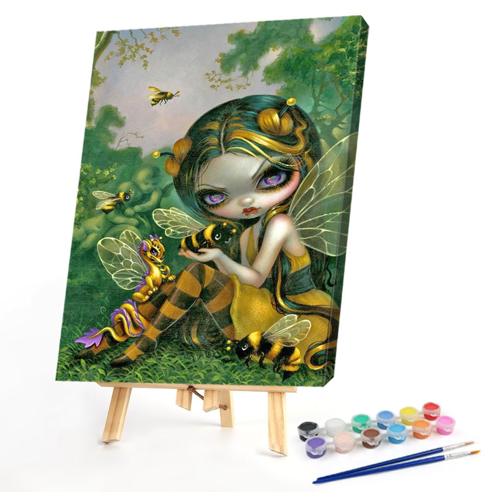 

40*50CM - Paint By Numbers - Big Eyes Doll, 501 Original