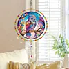 (US Only)Suncatcher Diamond Painting Hanging Pendant Crystal Painting Ornament(Owl A)