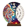 Wooden Special Shaped DIY Diamond Painting Moon Perpetual Calendar Decor Kits