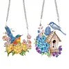 2Pcs Blumen und Vögel - 5d DIY Handwerk Anhänger