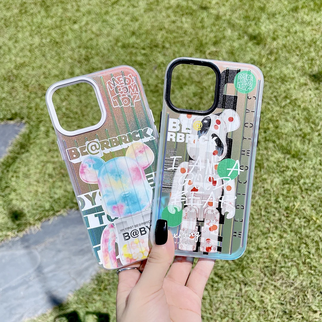 Laser Fashion Bear Print Case