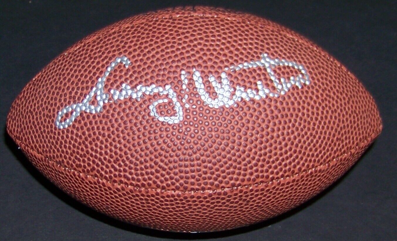 VERY RARE! Johnny Unitas Signed Autographed MINI Football PSA Photo Poster painting LOA!