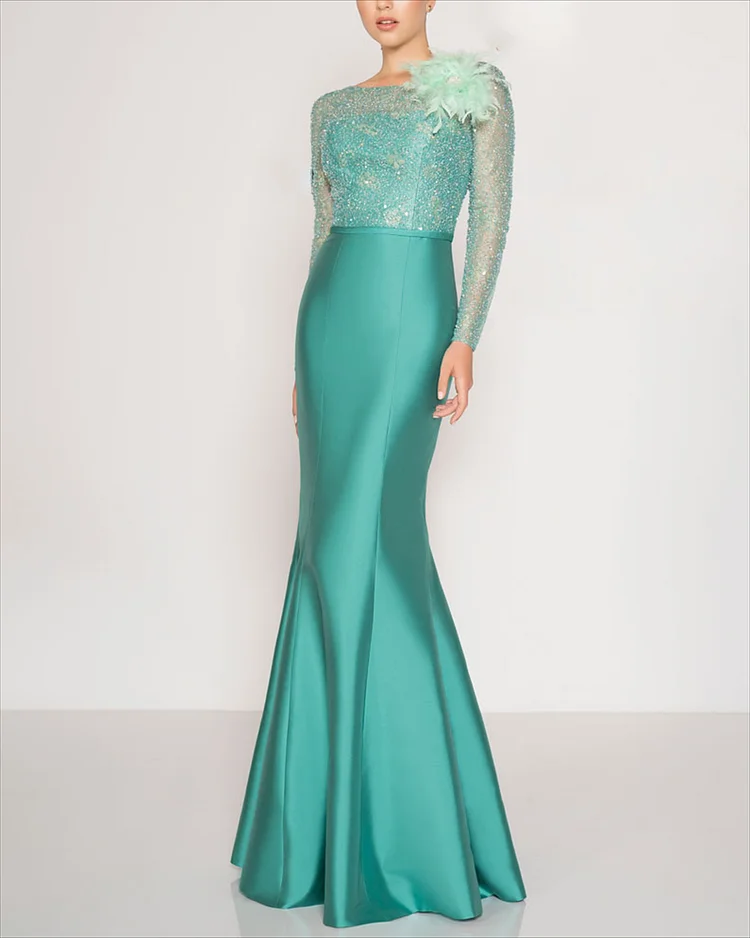Women's Solid Color Sequins Dress