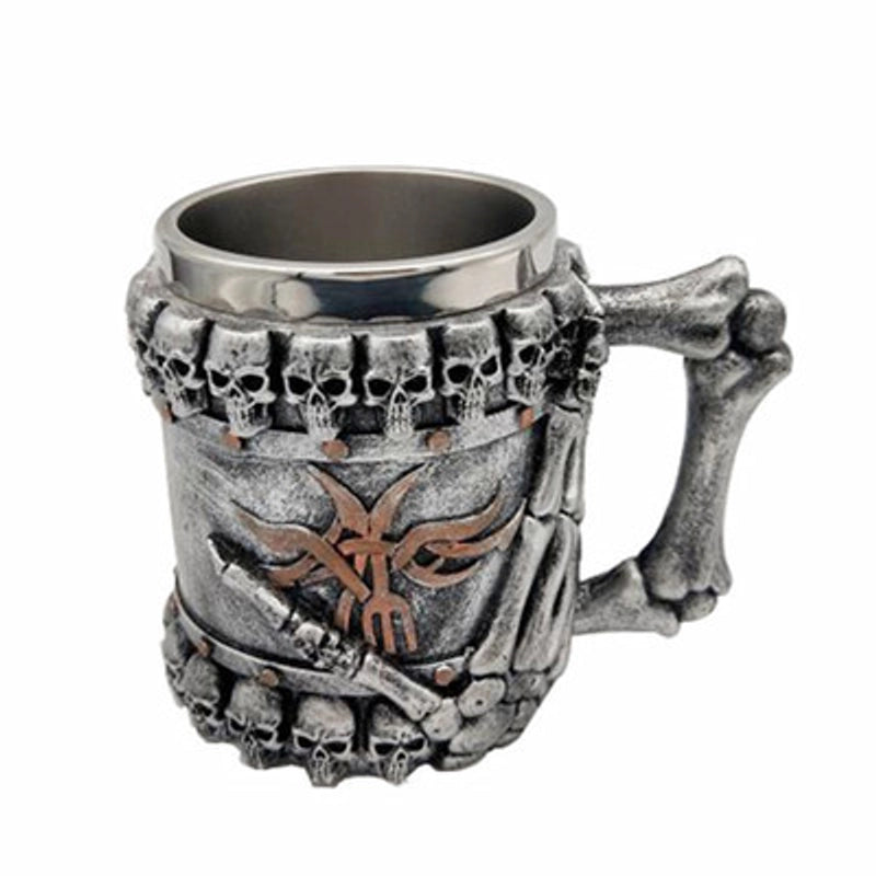 Halloween Casual Retro Skull Stainless Steel Resin Water Bottles 1 Piece