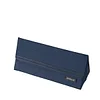 Large-capacity solid color multi-functional PU pen case, high-value storage box