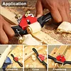 Piece Adjustable SpokeShave with Flat Base, Portable Wood Planer Woodworking Hand Tool