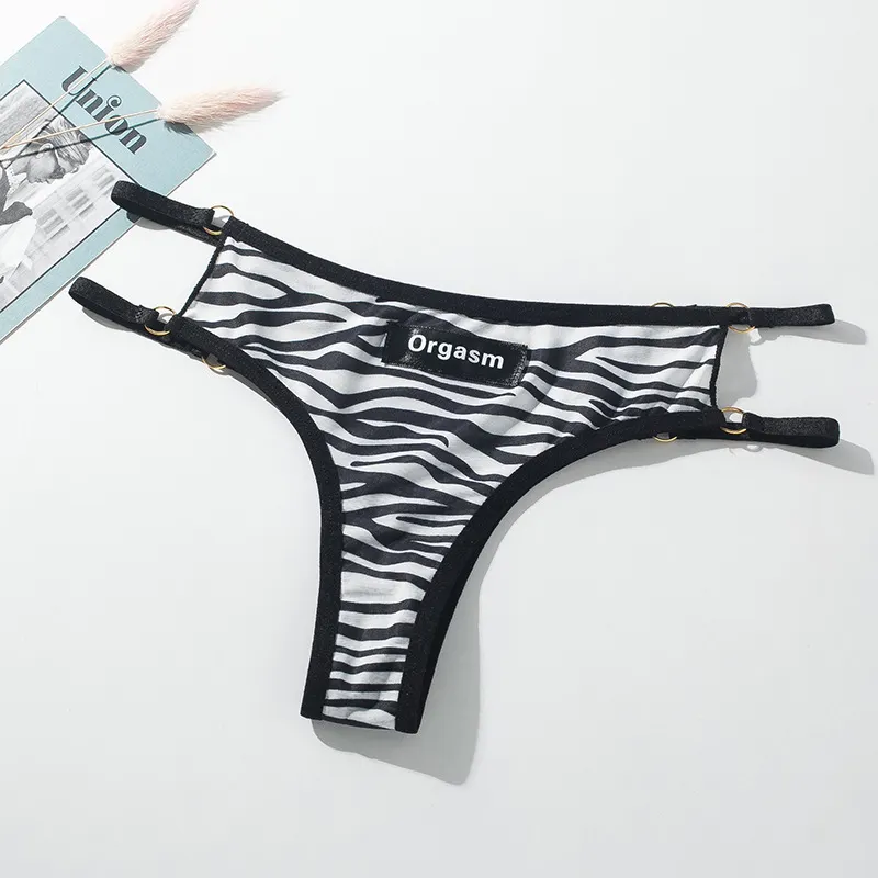 Churchf Churchf Thong Female Sports Fitness Trtide Metal Hollow Sexy Hot Girls T-BACK Plus Size 6004