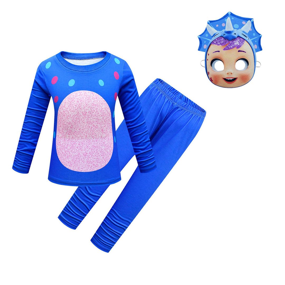 Cry Babies Cosplay Costume Long Sleeve Cartoon Two Piece Suits-Pajamasbuy