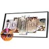 Diamond Painting -DIY Round Drill Sweet Home(90*40 CM)