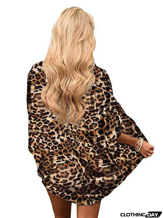 Bohemia Flower Print Summer Beach Women's Cardigan Loose Chiffon Coat