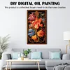 (US Only)Paint By Numbers Kit On Canvas DIY Oil Art Tulip Picture Home Wall Decor40x70cm