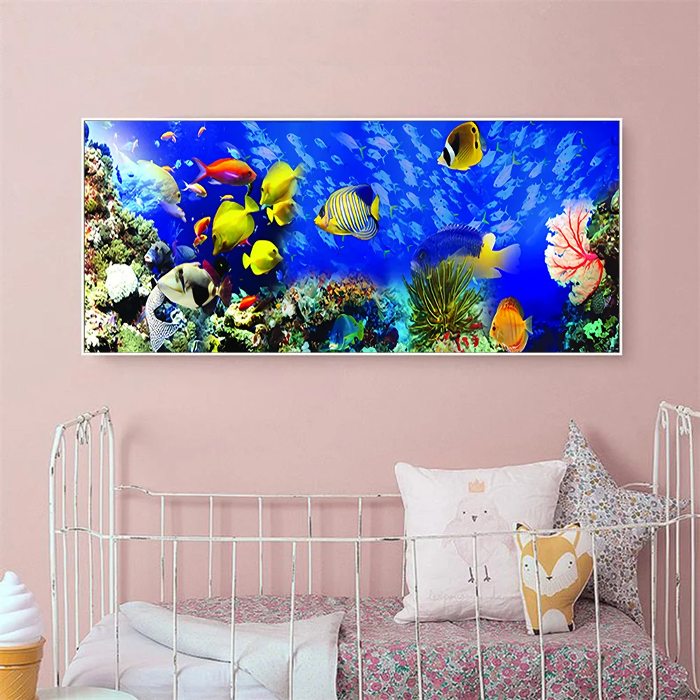 Diamond Painting - Full Round Drill - Color Deep Sea(100*40cm)