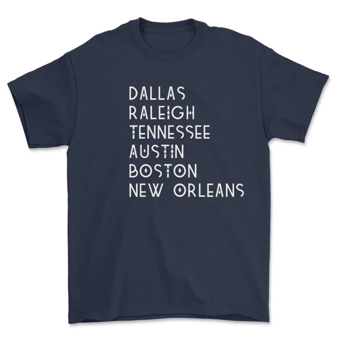 Dallas Raleigh Tennessee Shirt Austin Boston New Orleans Trey Lewis T-Shirt DDID