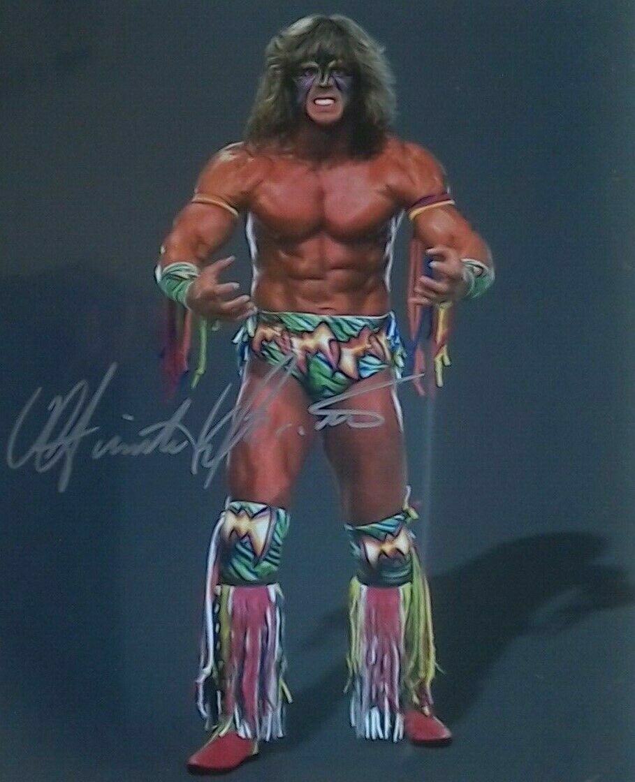 Ultimate Warrior ( WWF WWE ) Autographed Signed 8x10 Photo Poster painting REPRINT ,