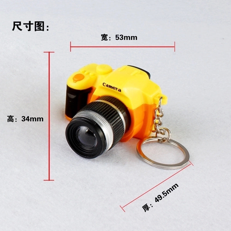 Fashion Camera Plastic Metal Unisex Bag Pendant Keychain
