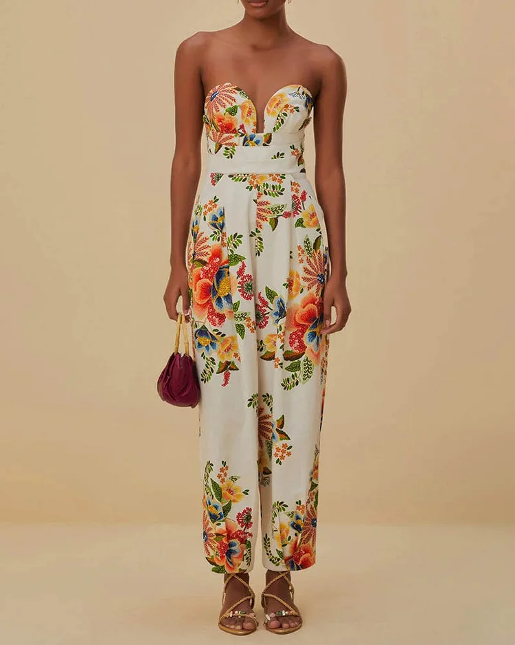 Women's Fashion Printed Jumpsuit