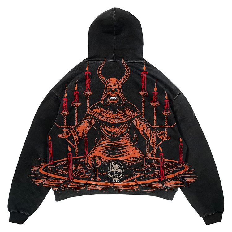 Fashion print hoodie