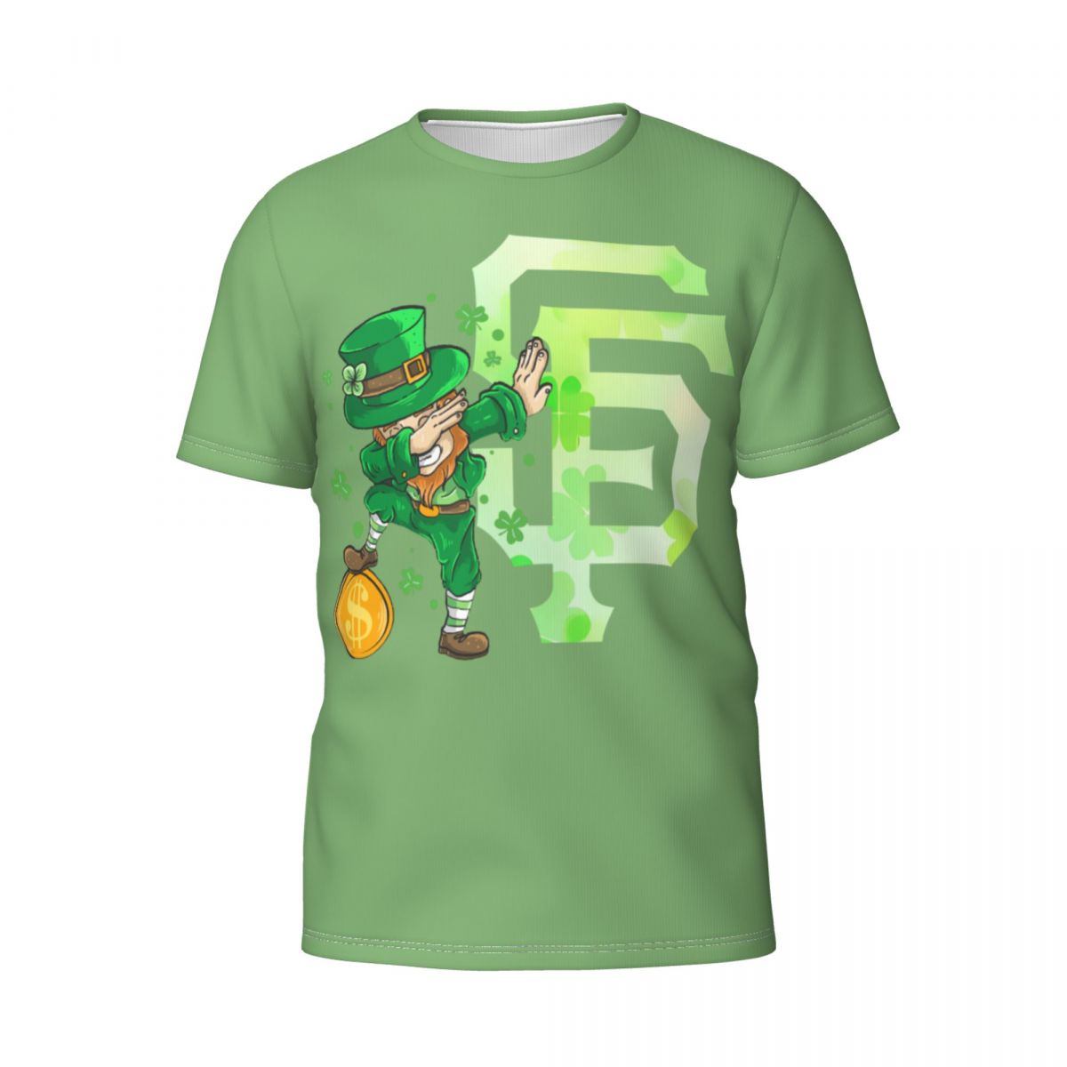 San Francisco Giants St Patrick's Day Dabbing Leprechaun Men's T-Shirt