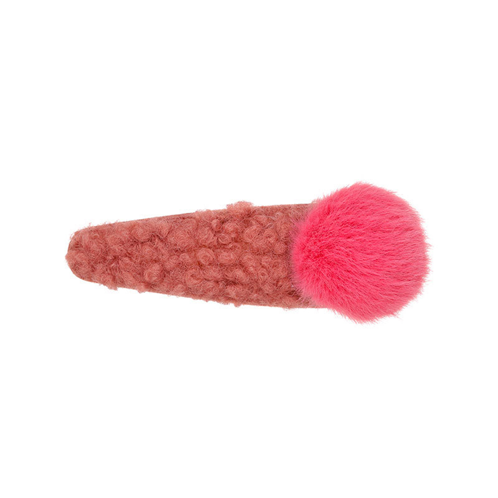 

Korean Plush Bobby Pins Candy Color Barrettes Pompom Hair Clips Hairpins, 501 Original