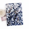 Autumn Winter Stars Blue Shawl Scarf