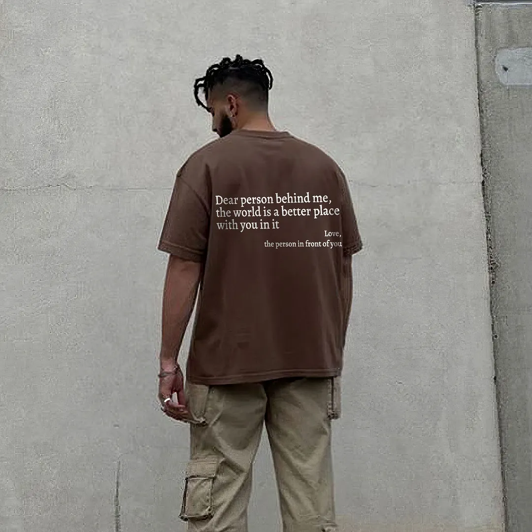 'Dear Person Behind Me' Unisex T-Shirt