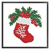 Christmas Stockings-11CT Stamped Cross Stitch 20*20cm/7.87*7.87in tapestrymarket