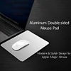 Desktop Aluminum Alloy Metal Mouse Pad Double-Sided Aluminum Anti-Slip Pad Desk Pad Suitable for Gaming and Office
