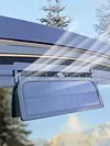 Solar Car Exhaust Fan with 3 Air Outlets Car Radiator Cooling Fan for All Cars