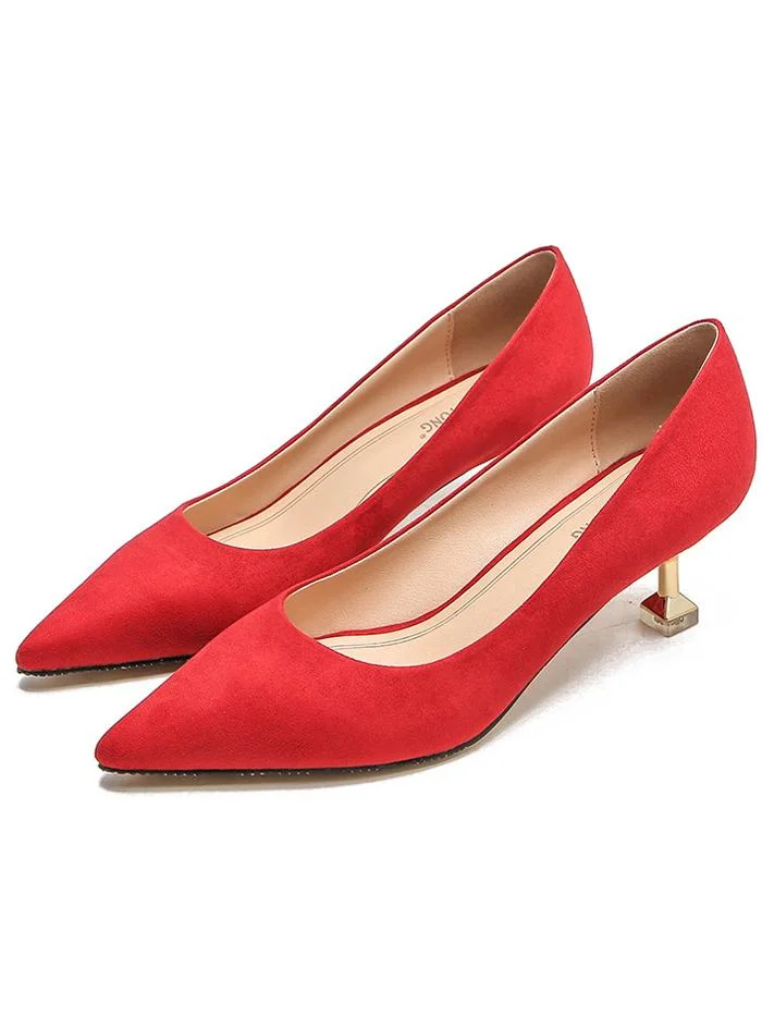 Fashion sexy cat heel casual comfortable high heels