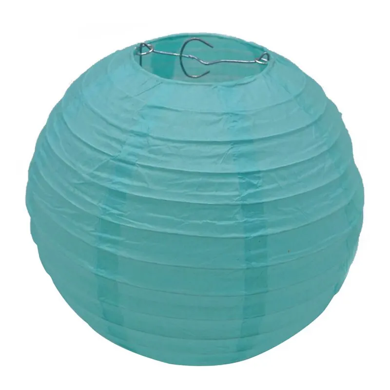 1pcs 20cm/25cm/30cm Colorful Chinese Round Hanging Paper Lanterns lamps Paper Crafts Party Festival Wedding Home DIY Decoration