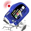 Bike Disc Brake Alarm 110dB Sound Anti Theft Wheel Disc Brake Lock Rustproof Waterproof Easy Operate for Motorbike Mountain Bikes Scooter (Blue)