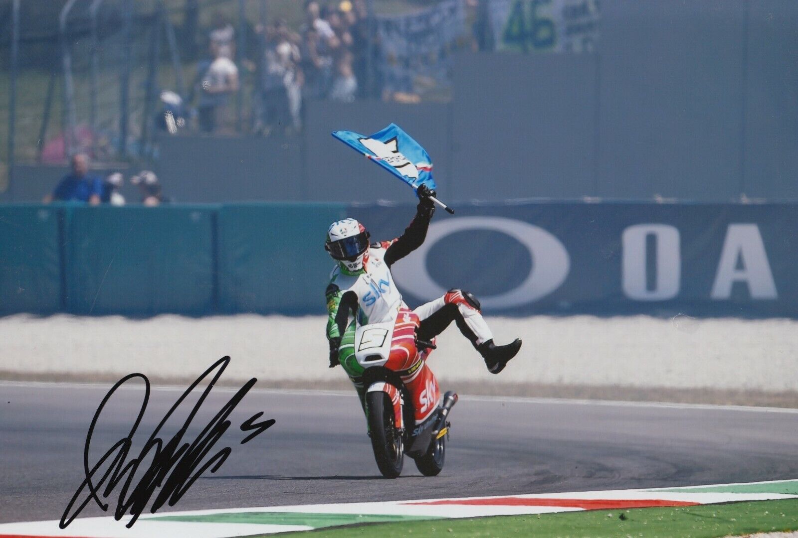 Romano Fenati Hand Signed 12x8 Photo Poster painting - MotoGP Autograph 4.