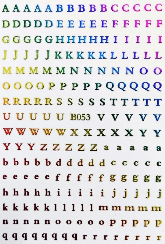 DIY Nail Art Stickers Star Light Manicure Design Accessories Back Glue Decoration Foil Nail Art Decor Designer Nail Stickers-Nail Inspo