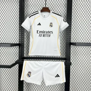 2025/2026 Real Madrid Home Football Shirt 1:1 Thai Quality Kids Size