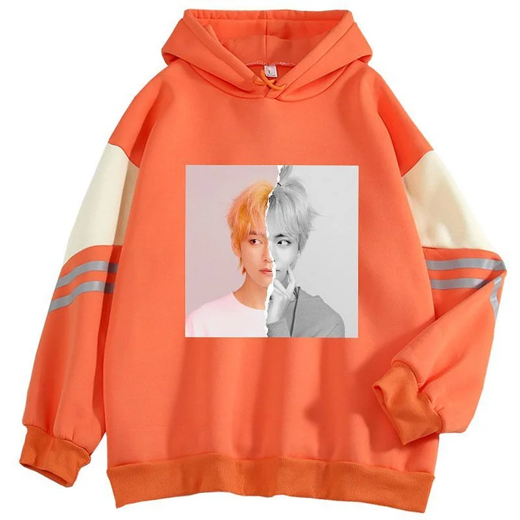 Love Yourself Taehyung Colorblock Hoodie