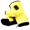 Rechargeable USB Fingerless Heated Gloves w/3 Heating Levels for Sports Skiing
