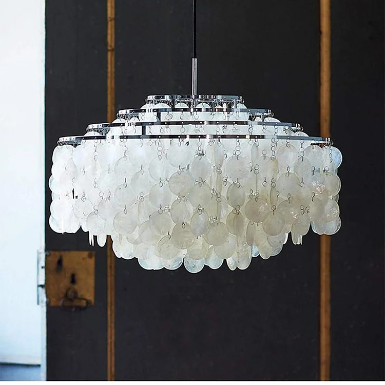 Unique Round Electroplated Metal LED Modern Chandeliers Pendant Light - Appledas