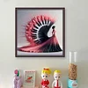 Piano Girl - 11CT Stamped Cross Stitch - 40*40cm