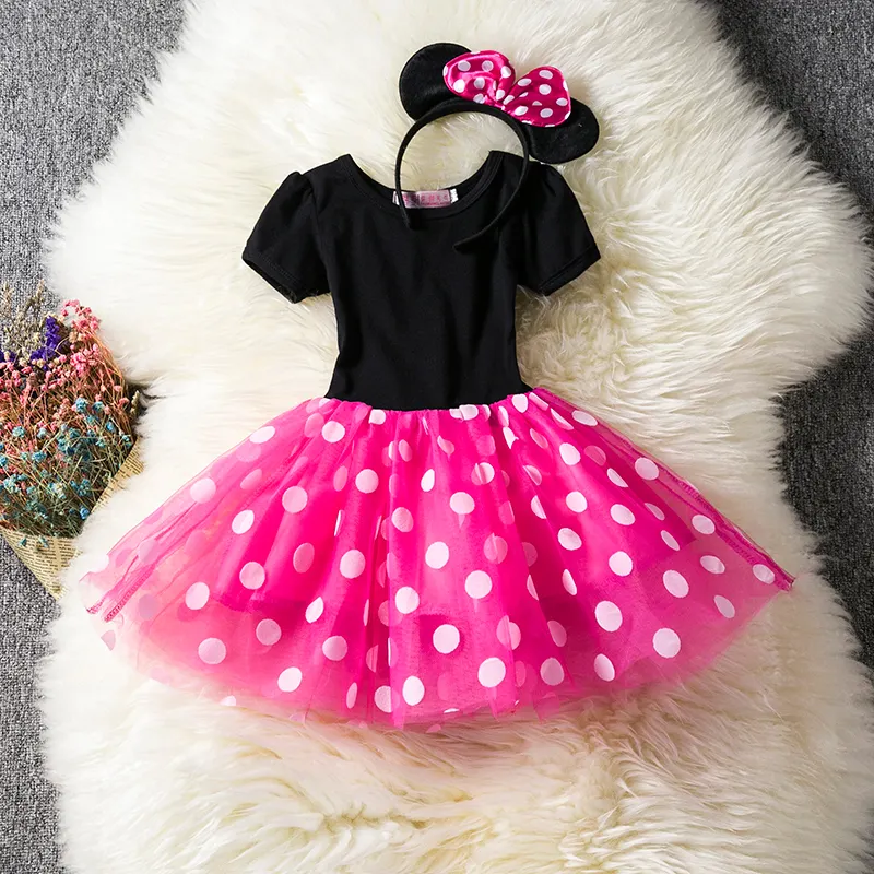 Uveng Baby Girls Dress for Summer Flower Lace Vestidos Wedding Party Kids Dresses for Girls Pearls Tulle Princess Children's Dresses