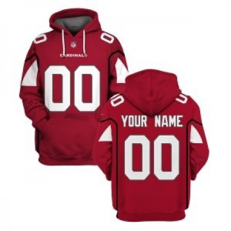 Men's Arizona Cardinals Active Player Custom 2021 Red Pullover Hoodie 3KW4