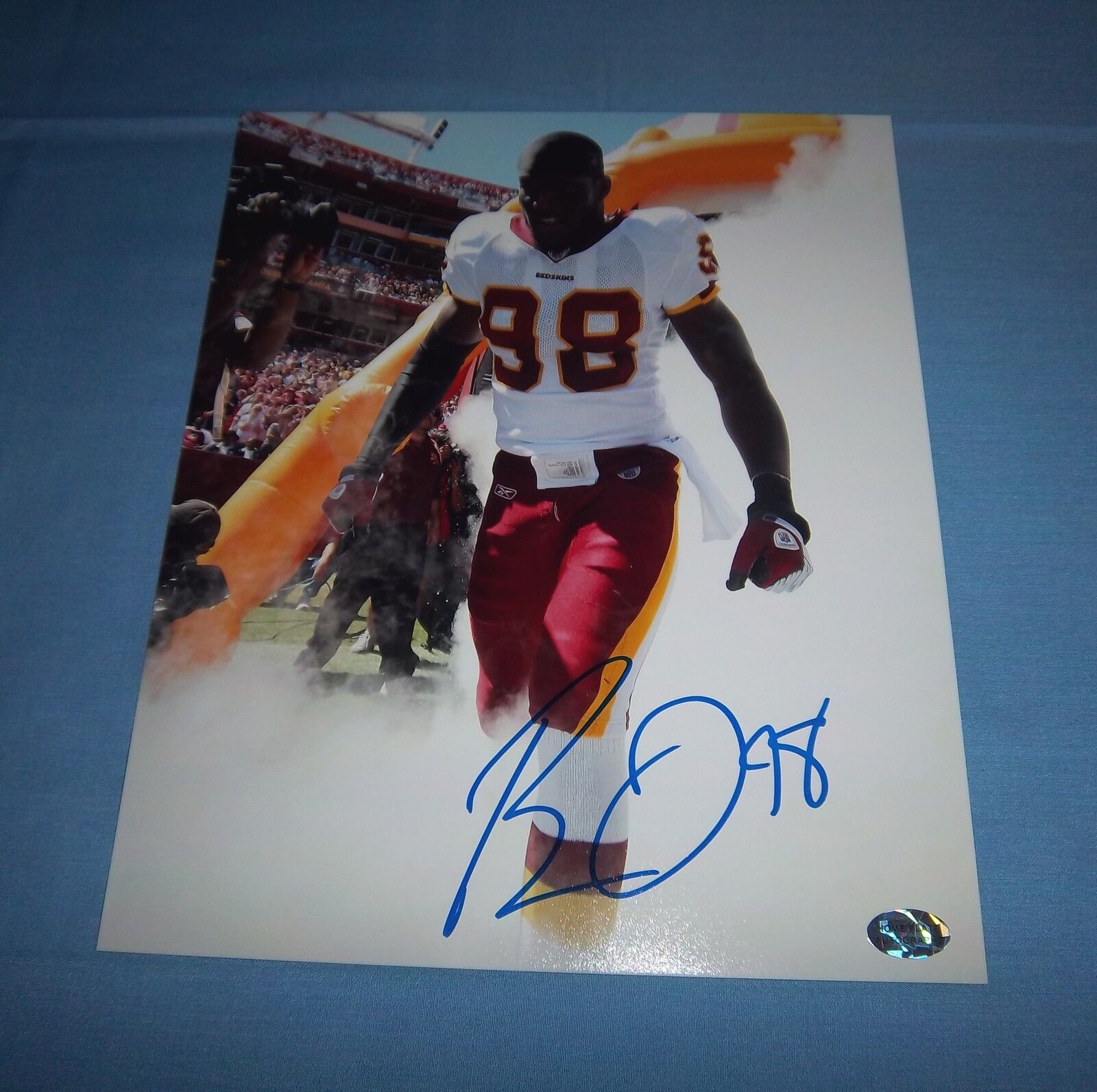 Washington Redskins Brian Orakpo Signed Autographed 8x10 Photo Poster painting Texas