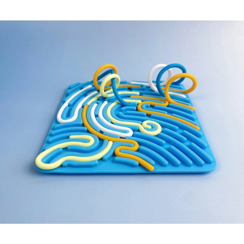 Creative Silicone Sensory Activity Board Children’s Educational Toys Food Grade BPA-free Twist Decompression Artifact