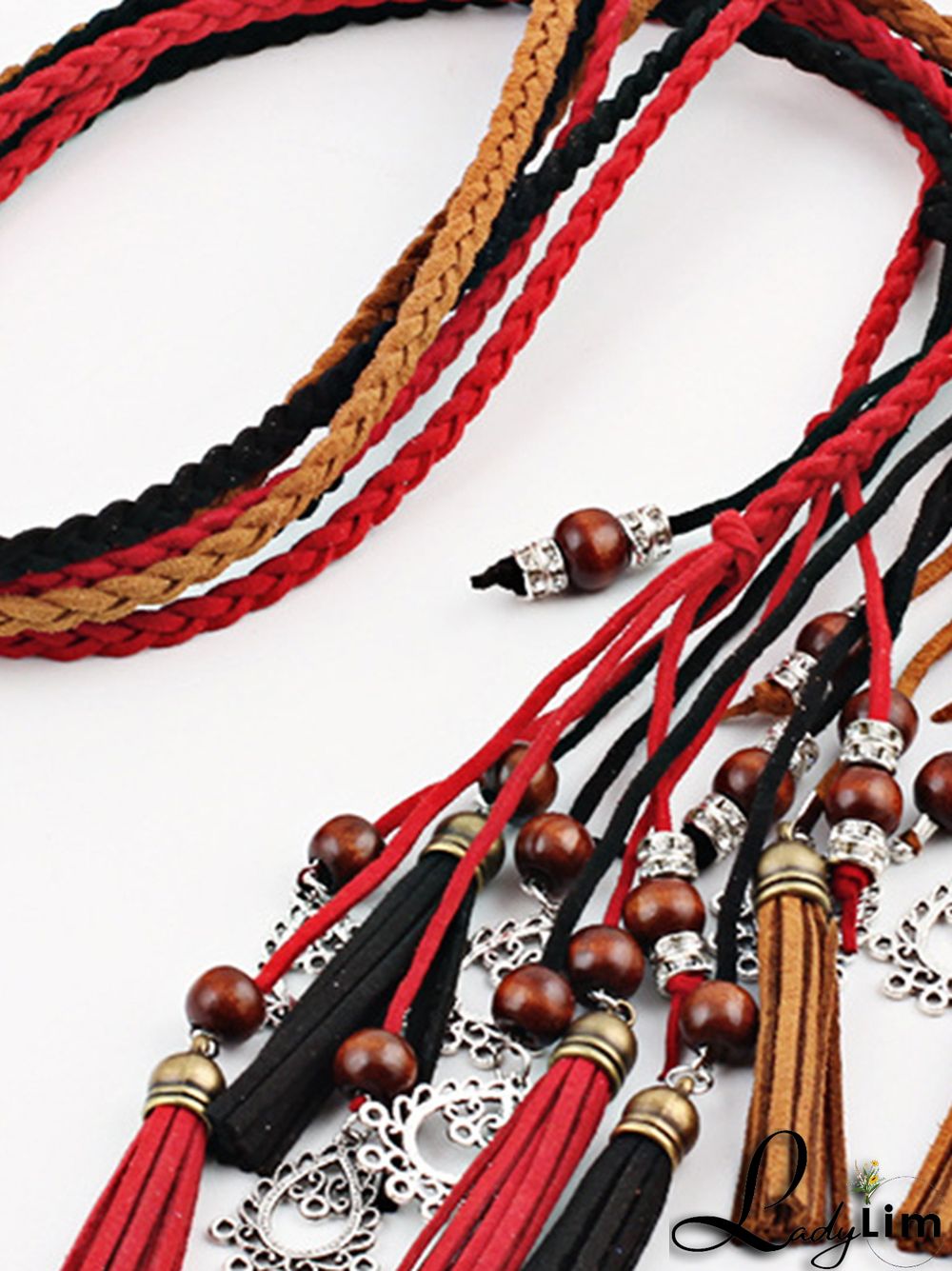 Simple Bohemia Artificial Leather Tasseled Belts