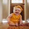 Baby Girl Boy 2pcs Set Outfit Rompers With Headband