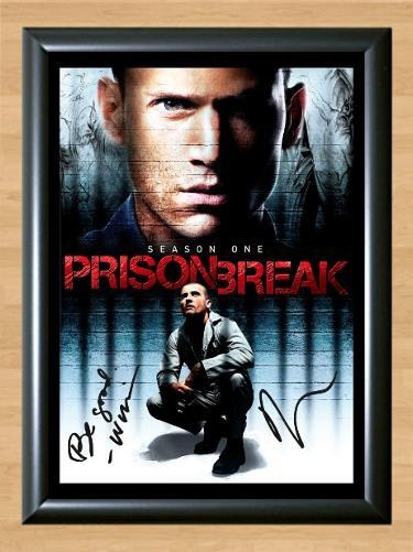 Prison Break Wentworth Miller Dominic Purcell Signed Autographed Photo Poster painting Poster Print Memorabilia A4 Size