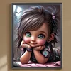 uk.everydayedeals Diamond Painting - Full Round - Sweet Cool Girl