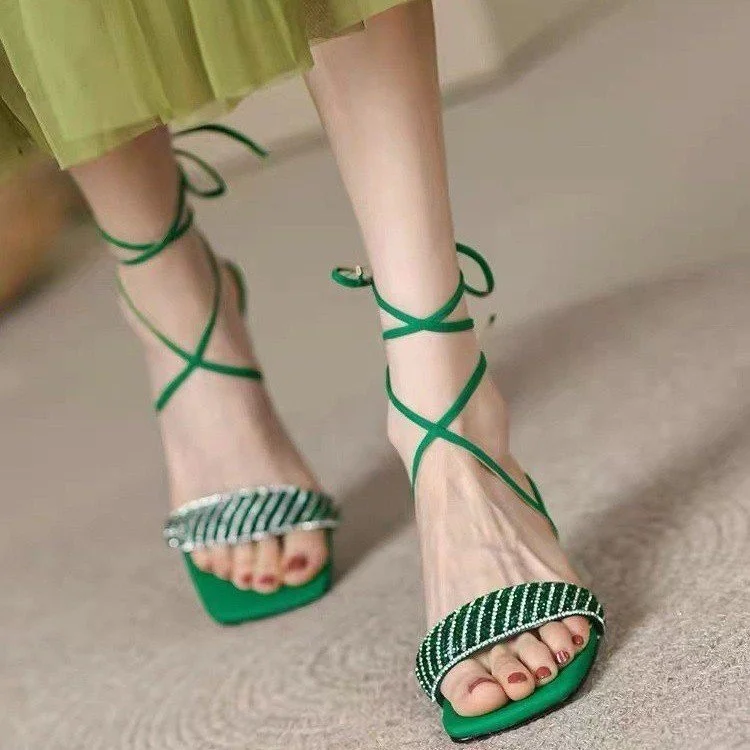 2022 Fashion Women Sandals Open Toe Party Pumps Thin High Heels Elegant Nightclub Dress Shoes High Quality Sandals Pumps