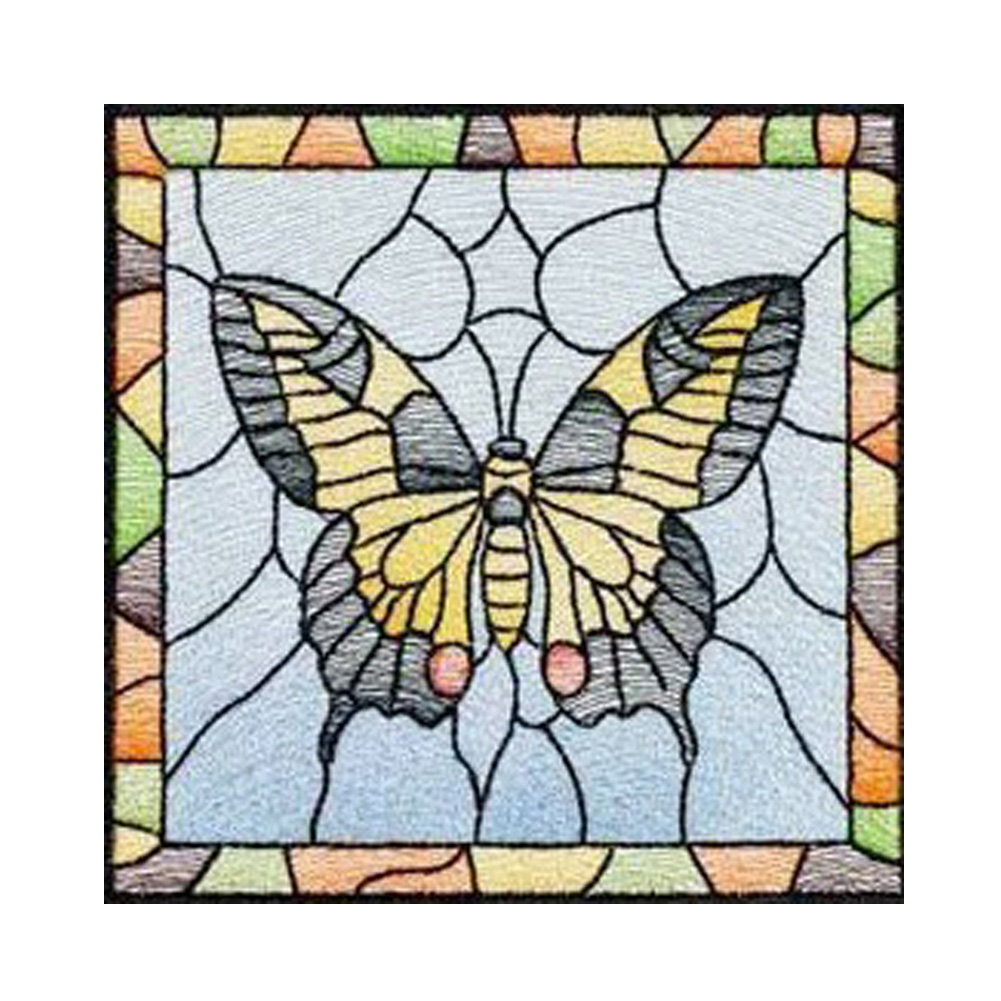 

(Multi-Size) Glass Art Bird Flowers - Round/Square Drill Diamond Painting, Square diamond 30*30cm, 501 Original