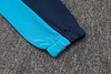 Joyfball 2024/2025 Olympique de Marseille Long Zipped Jacket Blue Soccer Jersey 1:1 Thai Quality 
